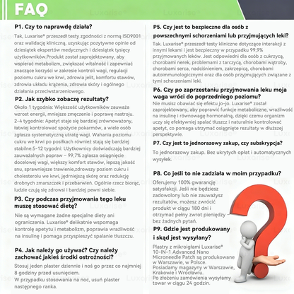 Oficjalny sklep| 𝑳𝒖𝒙𝒂𝒓𝒊𝒔𝒆® MORINGA Z BERBERYNA 10W1 Zaawansowany Nano-Mikroigłowy Plaster(Stosować raz na dobę, zauważalne efekty w ciągu 7 dni)✅Otyłość, cukrzyca, bezdech senny oraz schorzenia stawów💝
