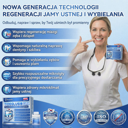 🦷 𝐆𝐥𝐢𝐦𝐦𝐞𝐫𝐥𝐲® 𝐓𝐢𝐝𝐞𝐠𝐥𝐮𝐬𝐢𝐛 Płatki Mikronakłuwające do Naprawy Zębów i Dziąseł | Zaawansowana Aktywacja Komórek Macierzystych – Strips do Naprawy Zębów