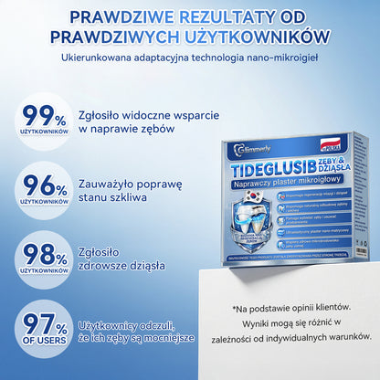 🦷 𝐆𝐥𝐢𝐦𝐦𝐞𝐫𝐥𝐲® 𝐓𝐢𝐝𝐞𝐠𝐥𝐮𝐬𝐢𝐛 Płatki Mikronakłuwające do Naprawy Zębów i Dziąseł | Zaawansowana Aktywacja Komórek Macierzystych – Strips do Naprawy Zębów