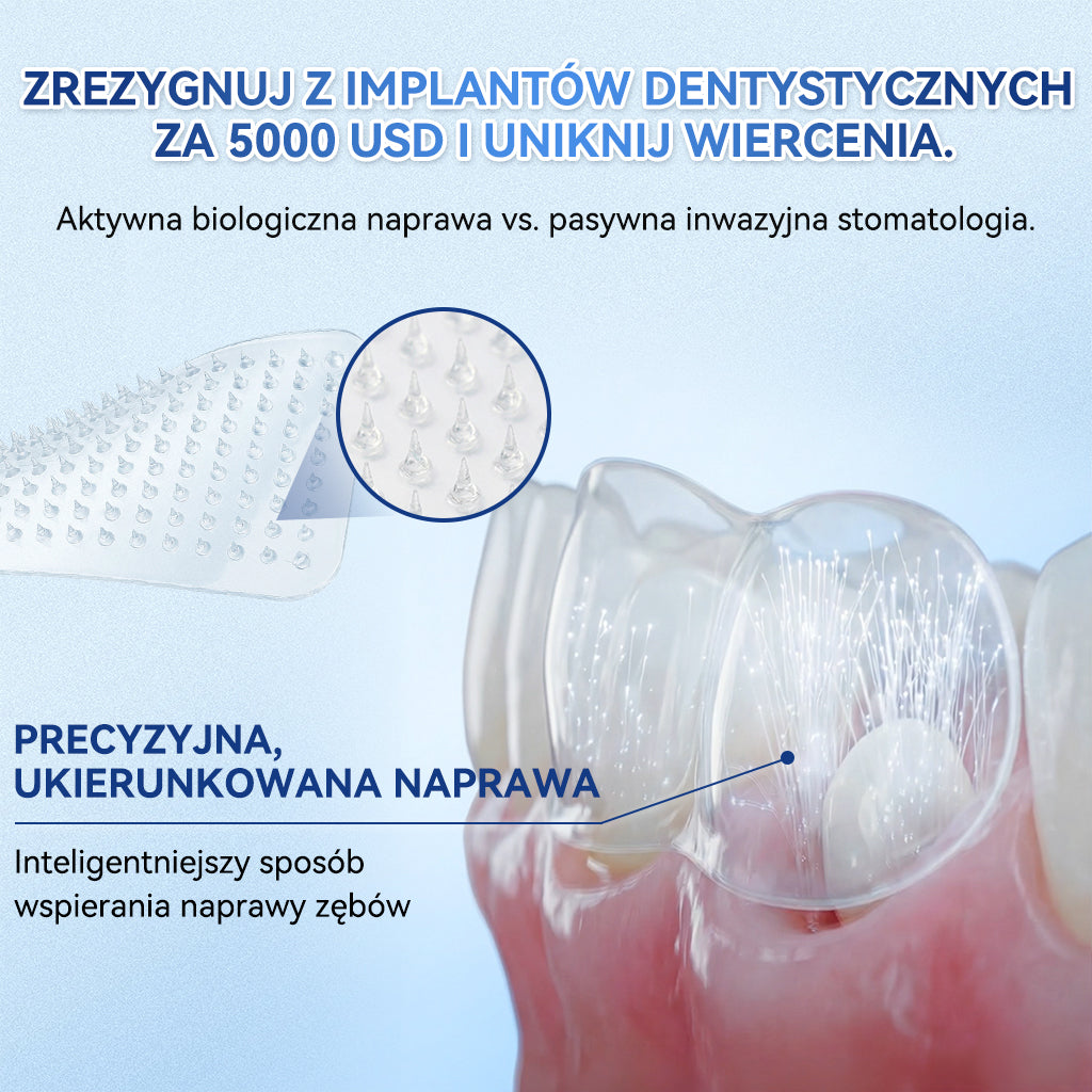 🦷 𝐆𝐥𝐢𝐦𝐦𝐞𝐫𝐥𝐲® 𝐓𝐢𝐝𝐞𝐠𝐥𝐮𝐬𝐢𝐛 Płatki Mikronakłuwające do Naprawy Zębów i Dziąseł | Zaawansowana Aktywacja Komórek Macierzystych – Strips do Naprawy Zębów